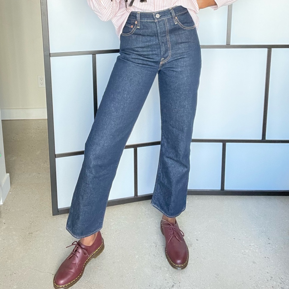 Levi's Ribcage straight leg jeans